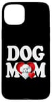 iPhone 15 Plus White Poodle Dog Mom Cute Puppy Mother Women's Case