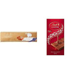 Lindt Swiss Milk Chocolate Gold Bar, 300g & Lindor Milk Bar, 100g