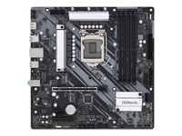 ASRock Z590M Phantom Gaming 4 - Carte-mère - micro ATX - Socket LGA1200 - Z590 Chipset - USB 3.2 Gen 1, USB 3.2 Gen 2 - Gigabit LAN - carte graphique embarquée (unité centrale requise) - audio HD...