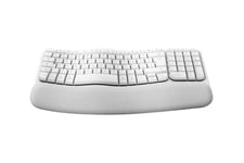 Logitech Ergo Series Wave Keys for Mac - tastatur - QWERTZ - tysk - off-white Indgangsudstyr