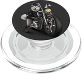 Husky Sibérien Chopper Moto PopSockets PopGrip pour MagSafe