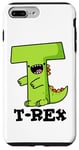 Coque pour iPhone 7 Plus/8 Plus Jeu de mots alphabet amusant T-Rex