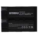 EXTENSILO Batterie compatible avec Minolta Dimage A1, A2 appareil photo, reflex numérique (1900mAh, 7,4V, Li-ion, noir)
