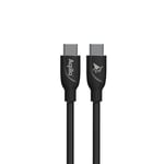 Aqiila USB-C til USB-C flettet kabel - 240W hurtiglading, 1m