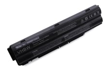 Batterie LI-ION 6600mAh 11.1V en noir pour DELL XPS 14, XPS 14 (L401X), XPS 15 etc., remplace 08PGNG, 0J70W7, 0JWPHF uvm.