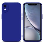 Coque pour Apple iPhone XR en FLUID BLEU Housse de protection Étui en silicone TPU flexible - Neuf