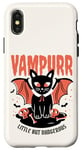 iPhone X/XS Vampurr Little But Dangerous Cat Cute Vampire Design Case