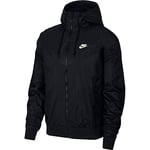 Nike M NSW He WR JKT HD Veste de sport Homme Black/Black/Black/(Sail) FR: 3XL (Taille Fabricant: 3XL-T)