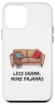 Coque pour iPhone 12 mini Pyjama introverti pour l'anxiété sociale Stay at Home Zone de confort