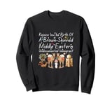 Rejoice In The Birth Of A Brown Skinned Middle Eastern Funny Sweatshirt