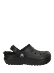 Crocs Kids' Classic Lined Clog, Black