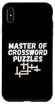 iPhone XS Max Puzzle Lover Master of Crossword Puzzles Case