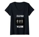 Womens Dead man Walking V-Neck T-Shirt