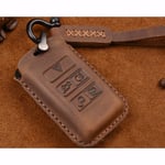 For Land Rover RANGE ROVER SPORT Evoque Freelander 1 2 Found 2 3 4 A8, Genuine Leather Car Remote Key Fob Shell Cover Case