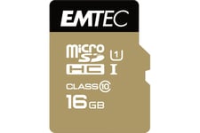 Emtec microSD Class10 Gold+ 16GB MicroSDHC Klasse 10