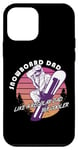 Coque pour iPhone 12 mini Snowboard Dad, Snowboard