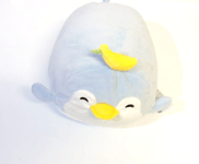 11" Miniso Mini Family Lying Blue Penguin Banana Plush Soft Toy Squishmallow NEW