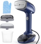 1800W Handheld Fabric Steamer, 2-in-1 Iron & Wrinkle Remover, Blue, 220V