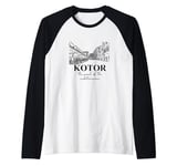 Kotor The Pearl Of The Mediterranean Montenegro Budva Bay Raglan Baseball Tee