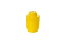 LEGO Storage Brick 1 Round - förvaringsbox - gul