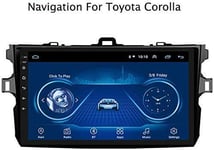 QXHELI 2 DIN GPS Navigation Stéréo Radio pour Toyota Corolla 2007-2013 9 Pouces Écran Tactile Voiture CD Lecteur DVD Miroir Lien SD USB WiFi Dab + BT SWC
