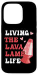 Coque pour iPhone 14 Pro Lampe à lave Life Collector années 70 hippie vintage