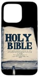 iPhone 15 Pro Max Pretty Holy Bible Outfit for Books and Christ Lovers Case