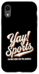 Coque pour iPhone XR Big Game Super Publicités Football Ironic Sports Publicités