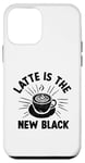 Coque pour iPhone 12 mini Latte est le nouveau barista à expresso noir Coffee Coffeeholic