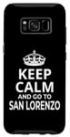 Coque pour Galaxy S8 Souvenir de San Lorenzo « Keep Calm And Go To San Lorenzo ! »