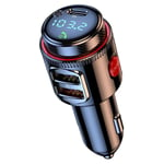 Car Bluetooth Adapter,  FM Transmitter,Dual Fast Charging,  Lighter Radio8365