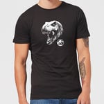 Jurassic Park T Rex Men's T-Shirt - Black - XL - Black