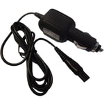 Câble de charge allume-cigare compatible avec Philips Hairclipper 3000, 5000, 7000, 9000 rasoir électrique - Chargeur 12V - Vhbw