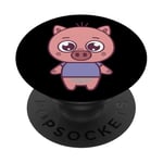 Cute Piglet - Baby Pig - Classic PopSockets PopGrip Adhésif