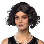 Boland 85713 - Perruque années 20, coiffure synthétique pour costume Flapper ou Charleston, carnaval, fête à thème