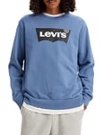 Levi's Men's Standard Graphic Crew Sweatshirt Sunset Blue (Blue) S -