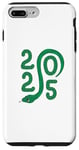 Coque pour iPhone 7 Plus/8 Plus Bonne année chinoise - Symbole serpent vert Nouvel An 2025