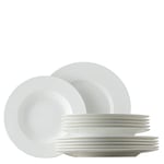 Rosenthal Jade / 61040-800001-18339 Service d'assiettes en porcelaine à la cendre d'os 12 pièces