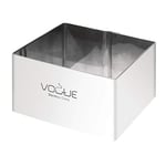 Vogue Square Mousse Rings 4X6X6cm Stainless Steel Cake Cutter Mould Bakerware