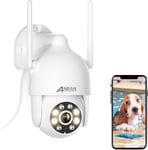 ANRAN 5MP Security Camera Outdoor with Auto Tracking, CCTV Camera Systems with 3