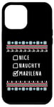 Coque pour iPhone 12 Pro Max Gentile Coquine Noël Marilena Pull Moche