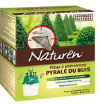 NATUREN NPHEPYR - Piège à Phéromones pour Pyrale du Buis + 2 capsules à phéromones - Piège efficace pendant toute une saison et réutilisable - Capsule efficace 3 mois - 1 piège par massif de buis