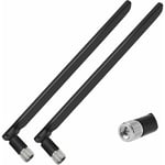 Linghhang - 2 Pièces sma 4G lte Antenne sma Mâle Cellulaire WiFi Antenna 10dBi Haut Gain Routeur Antenne Amplificateur de Signal pour Mobile Huawei