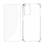 Protective Pack for Samsung A23 5G / M23 5G with Case + Clear Tempered Glass