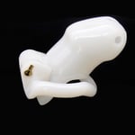 White Plastic Male Chastity Cage Kit (4 Rings)