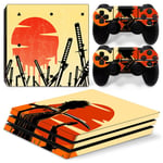 Kit De Autocollants Skin Decal Pour Console De Jeu Ps4 Pro Corps Complet Final Fantasy Vii,T1tn-P4pro-1170