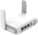 SFT1200 (Opal) Routeur WiFi de Voyage sécurisé Internet sans Fil Gigabit Ethernet Double Bande AC1200 IPv6 USB 2.0 MU-MIMO 128 Mo de RAM Pont répéteur Mode Point d'accès