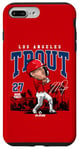 Coque pour iPhone 7 Plus/8 Plus Mike Trout | Joueurs MLB de baseball de Los Angeles | MLBTRO4006