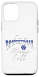 Coque pour iPhone 12/12 Pro Southern Moms Cadeau de basket-ball fantaisie pour femme Bleu et blanc