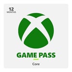 Xbox Game Pass Core | 12-Month Membership | Digital Download for Xbox Series X/S, Xbox One Gaming | Previously Xbox Live Gold | Activation Required